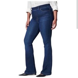 Womens SPANX Flare Jeans Midnight Shade